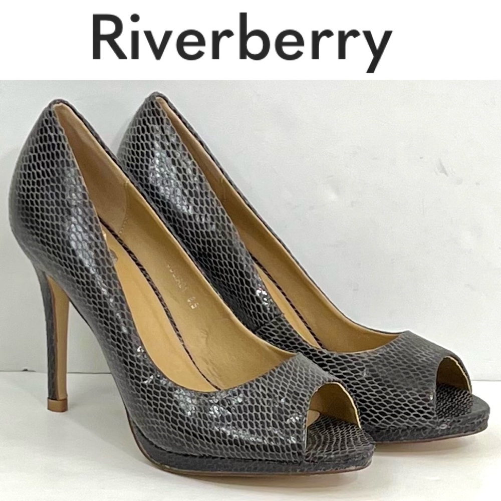 Riverberry Women’s Julia PeepToe Pumps